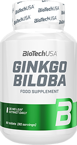 Витамины Ginkgo Biloba, 80 мг, Biotech USA - фото 1 - id-p222636412
