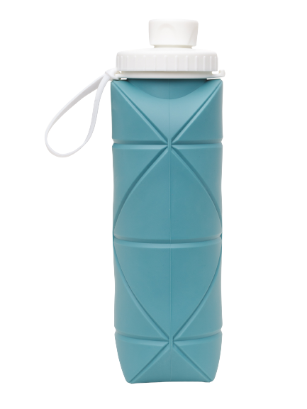 Бутылка для воды трансформер, 600 мл, бирюзовая, FitRule - фото 1 - id-p222636551