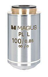 Объектив MAGUS 100PLL 100х/0,85 Plan L WD 0,40 мм