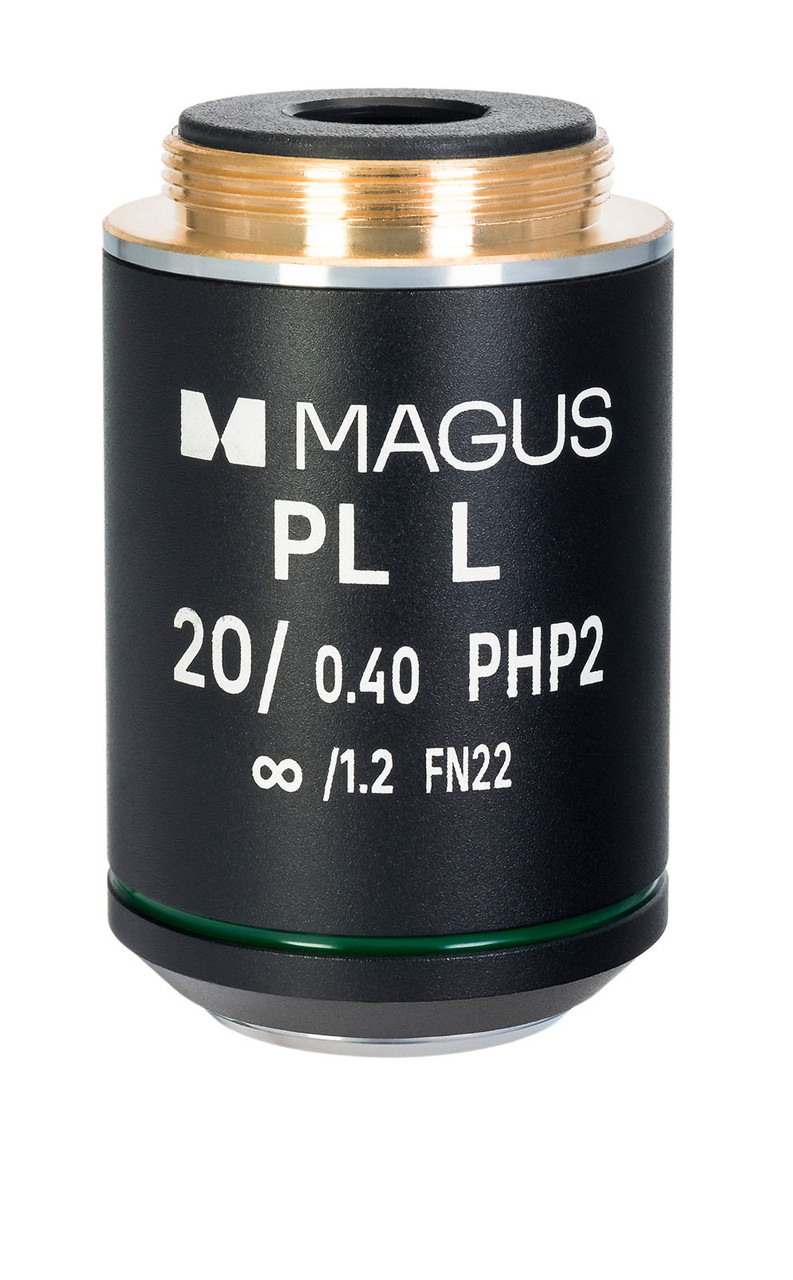Объектив MAGUS 20HP 20х/0,40 Plan L фазовый PHP2 /1,2 WD 8,0 мм - фото 1 - id-p226760610