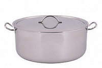 Кастрюля цельнотянутая 20л металлическая крышка ТМ Amet