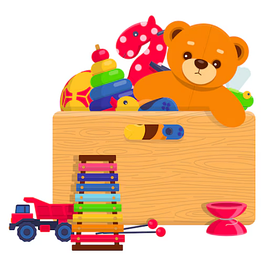 Корзины для хранения игрушек, органайзеры