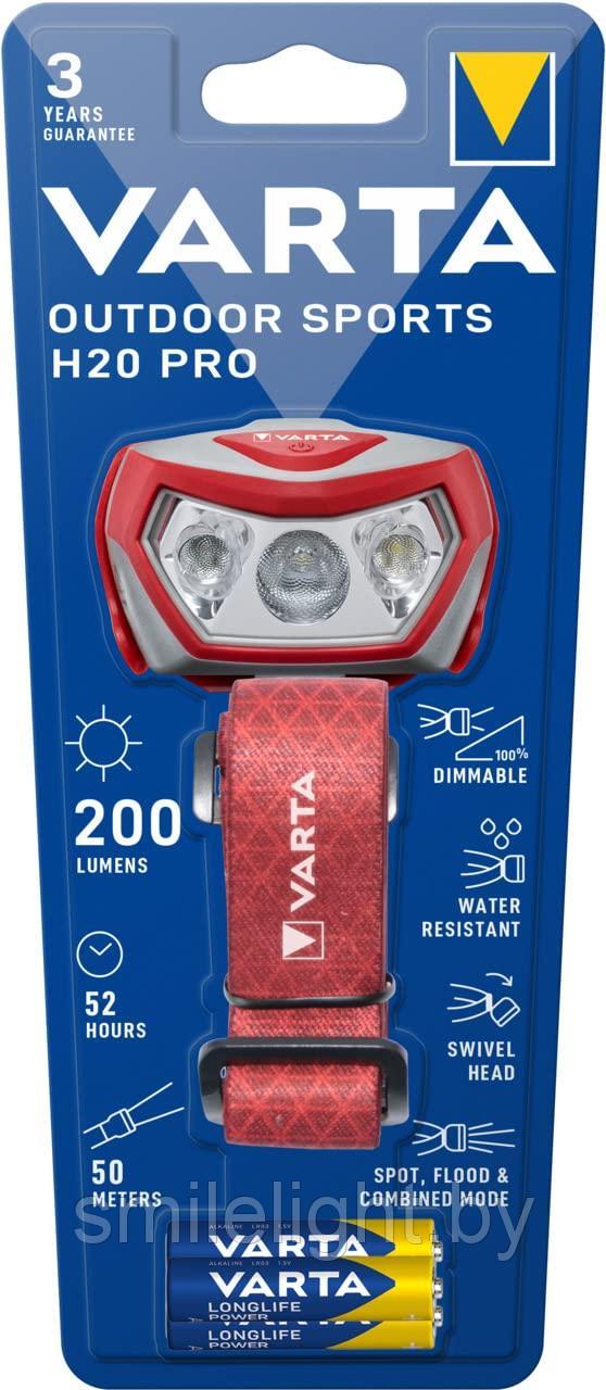 Фонарь VARTA Outdoor  Sports  H20 Pro  Bl.1