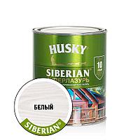 Суперлазурь для дерева HUSKY Siberian 2.7л, белая