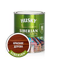 Суперлазурь для дерева HUSKY Siberian 2.7л, красное дерево