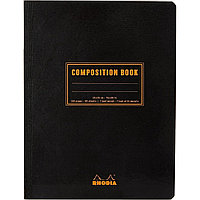Книга для записей "Rhodia Classic", B5, 190x250 мм, 80 листов, в линейку, черный