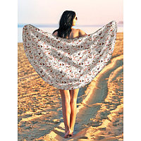Парео и пляжный коврик «Пробуждение весны», d = 150 см