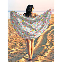 Парео и пляжный коврик «Настроение - весна», d = 150 см