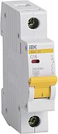 Выключатель автоматический IEK MVA20-1-016-C ВА47-29 16A тип C 4.5kA 1П 230/400В 1мод белый (упак.:1шт)