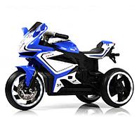 Детский электромотоцикл RiverToys K222AM синий