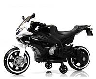 Детский электромотоцикл RiverToys X002XX черно-белый