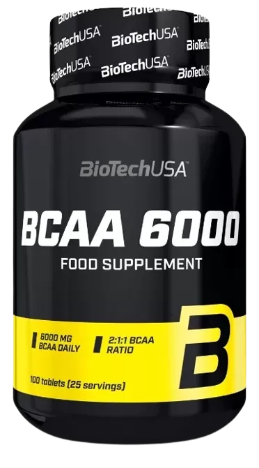 БЦАА BCAA 6000, Biotech USA - фото 1 - id-p222636480