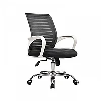 Кресло офисное SitUp MIX 600 White chrome (сетка Black/ Black)