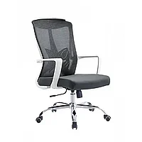 Кресло офисное SitUp SIGMA White chrome (сетка Black/Black)