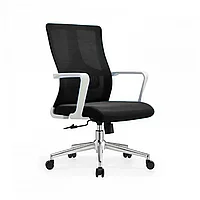 Кресло офисное SitUp CUBE White chrome (сетка Black/Black)
