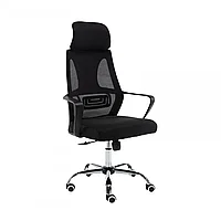 Кресло офисное SitUp ROLF chrome (сетка Black / Black)