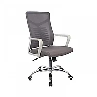 Кресло офисное SitUp DELTA Grey chrome (сетка Grey / Grey )