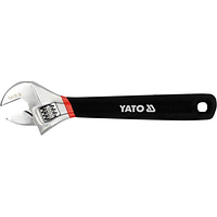 Ключ разводной с ПВХ ручкой 200мм, губки до 24,0мм "Yato" YT-21651