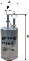 Топливный фильтр Filtron PP866/4
