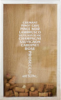 Копилка для пробок Richwood Бокал вин / CORK3050-2f/white