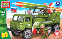 Конструктор Город мастеров ГАЗ-66 с ракетой / 7261-KK