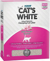 Наполнитель для туалета Cat's White Box Premium Детская присыпка