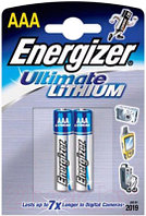Комплект батареек Energizer Ultim Lith FR03