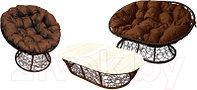 Комплект садовой мебели M-Group Мамасан, Папасан, стол / 12140205