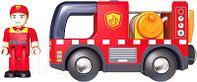Автомобиль игрушечный Hape Пожарная машина с сиреной / E3737-HP