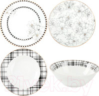 Набор столовой посуды Arya Elegant Mandala / 8680943214430