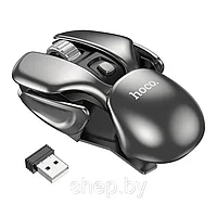 Стильная беспроводная игровая оптическая мышь Hoco DI43 цвет: черный