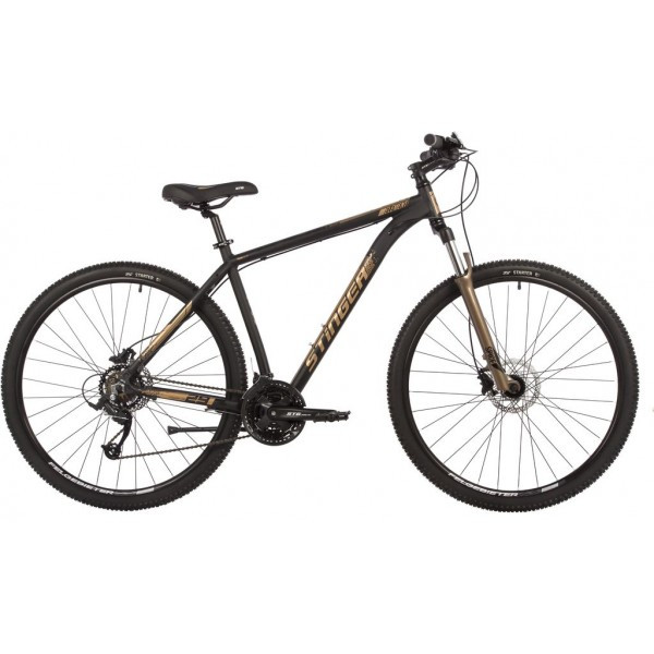 Велосипед Stinger Element Pro 29 р.20 2023 (черный/золотистый)