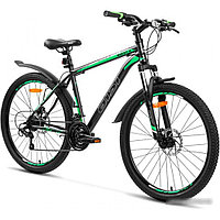 Велосипед AIST Quest Disc 26 р.13 2022 (черный/зеленый)