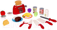 Тостер игрушечный Лас Играс Тостер с продуктами, посудой / 5500027