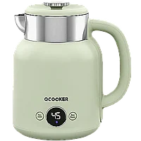Электрический чайник Qcooker Retro Electric Kettle 1.5L Зелёный
