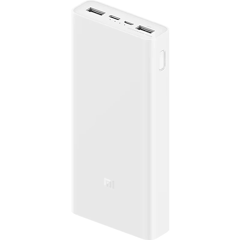 Внешний аккумулятор Xiaomi Mi Power Bank 3 20000мАч Белый - фото 1 - id-p226738523