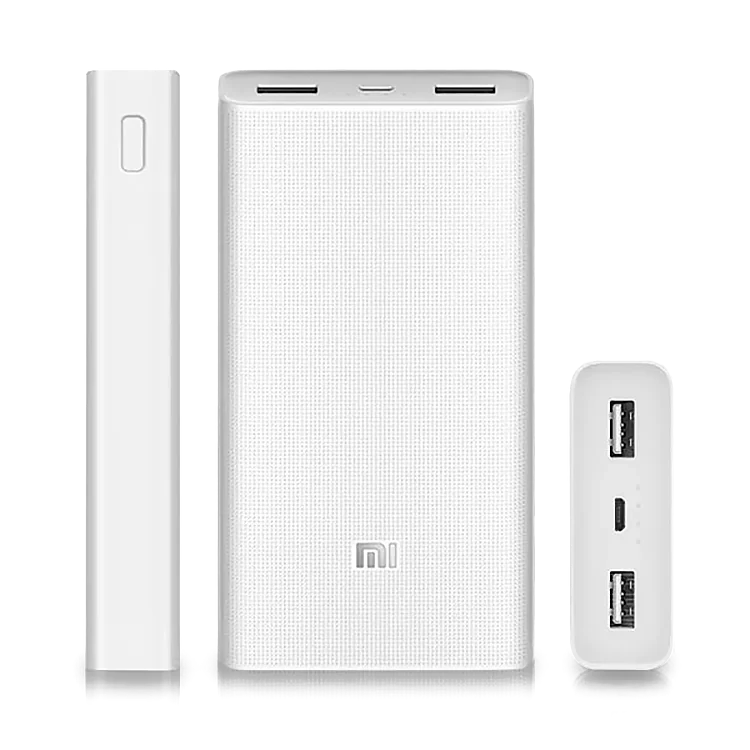 Внешний аккумулятор Xiaomi Mi Power Bank 3 20000мАч Белый - фото 4 - id-p226738523