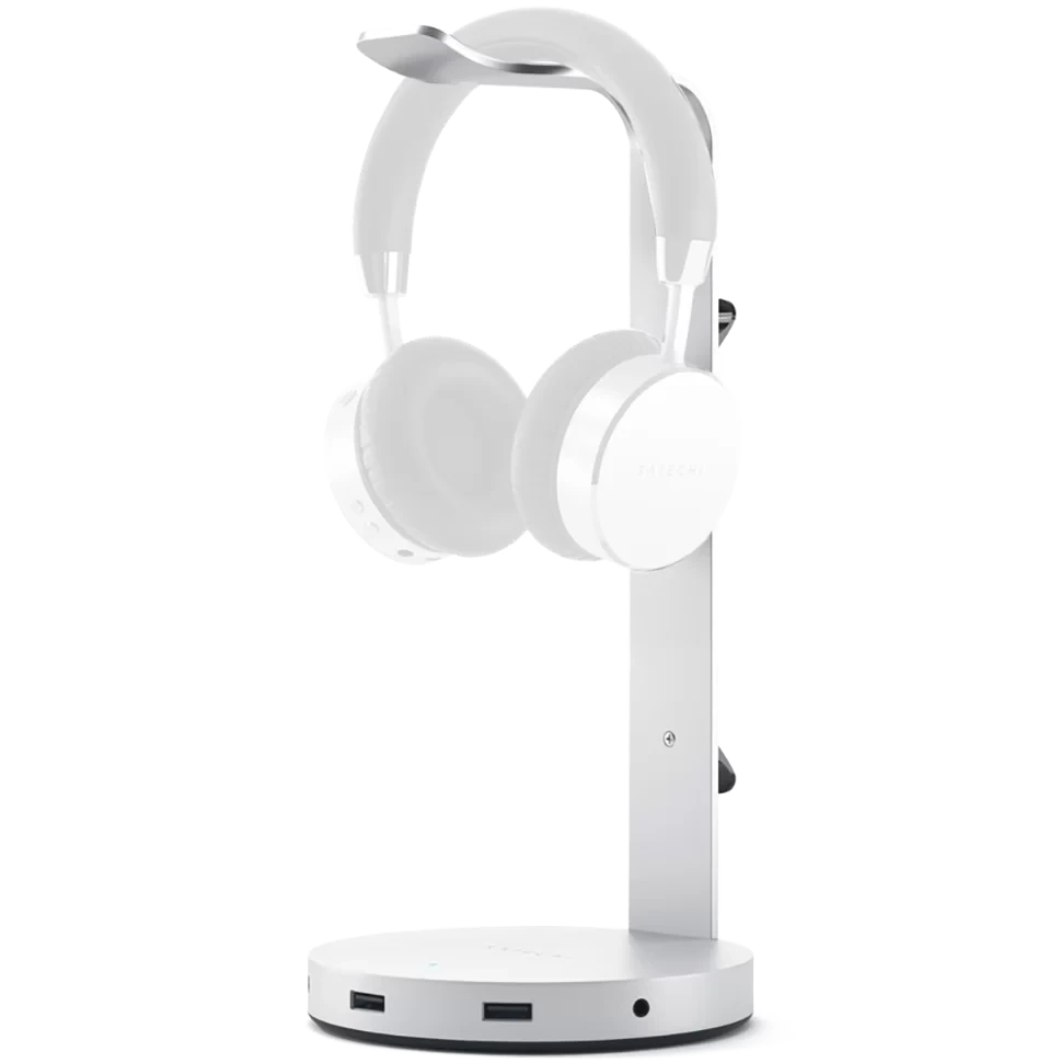 Подставка-хаб Satechi USB-C Headphone Stand для наушников Серебро - фото 1 - id-p226741173