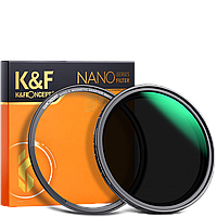 Светофильтр K&F Concept Magnetic Nano-X ND8-128 72мм