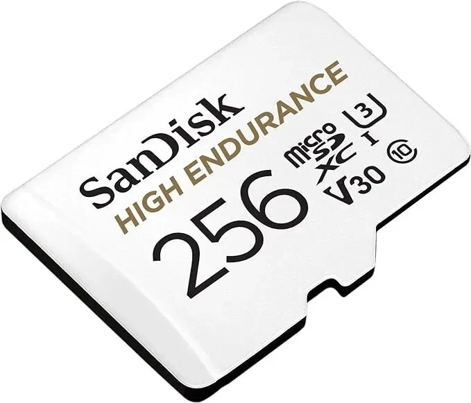 Карта памяти SanDisk High Endurance 256Gb microSDXC UHS-I V30 (U3) + SD adapter - фото 3 - id-p226761482