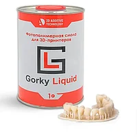 Фотополимерная смола Gorky Liquid Dental Crown, молочная А1-А2(1 кг)