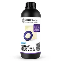 Фотополимерная смола HARZ Labs Industrial Silicone-Compatible Model, фиолетовая (1 кг)