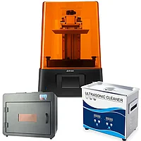 Комплект 3D принтер Phrozen Sonic Mini 8K + Ультразвуковая ванна Granbo GS0203, 3.2 л + УФ-камера Wanhao