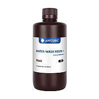 Фотополимер Anycubic Water-Wash Resin+, черный (1 кг)
