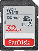 Карта памяти SDHC 32GB SanDisk (Class 10) UHS-I 120x