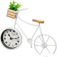 Настенные часы Вещицы Велосипед с суккулентом Fancy52