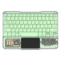 Стильная беспроводная BT клавиатура с подсветкой Transparent Bluetooth Keyboard KB333