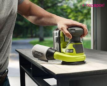 Эксцентриковая шлифмашина Ryobi R18ROS-0, фото 2