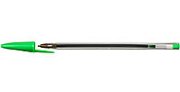 Ручка шариковая одноразовая Attache Economy корпус прозрачный, стержень зеленый