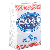 Соль каменная поваренная пищевая. Сорт 1. СТБ 1828-2008. Помол №1. 1 кг.